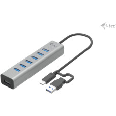 I-Tec HUB USB I-TEC 7x USB-A 3.0 (C31HUBMETAL703)
