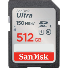 Sandisk Ultra SDXC UHS-I   512GB 150MB/s       SDSDUNC-512G-GN6IN