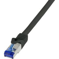 Logilink LogiLink C6A013S network cable Black 0,25 m Cat6a S/FTP (S-STP)