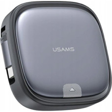 Usams Kabel USB Usams USAMS Kabel rozwijany 3w1 z pudełkiem MicroUSB/USB-C/Lightning 60W stalowy/tarnish SJ650USB01 (US-SJ650)