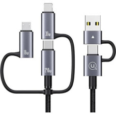 Usams Kabel USB Usams USAMS Kabel 240W 6w1 Fast charging 2m Data Cable Aluminium Alloy Sufeng Seria 2M (SJ738)