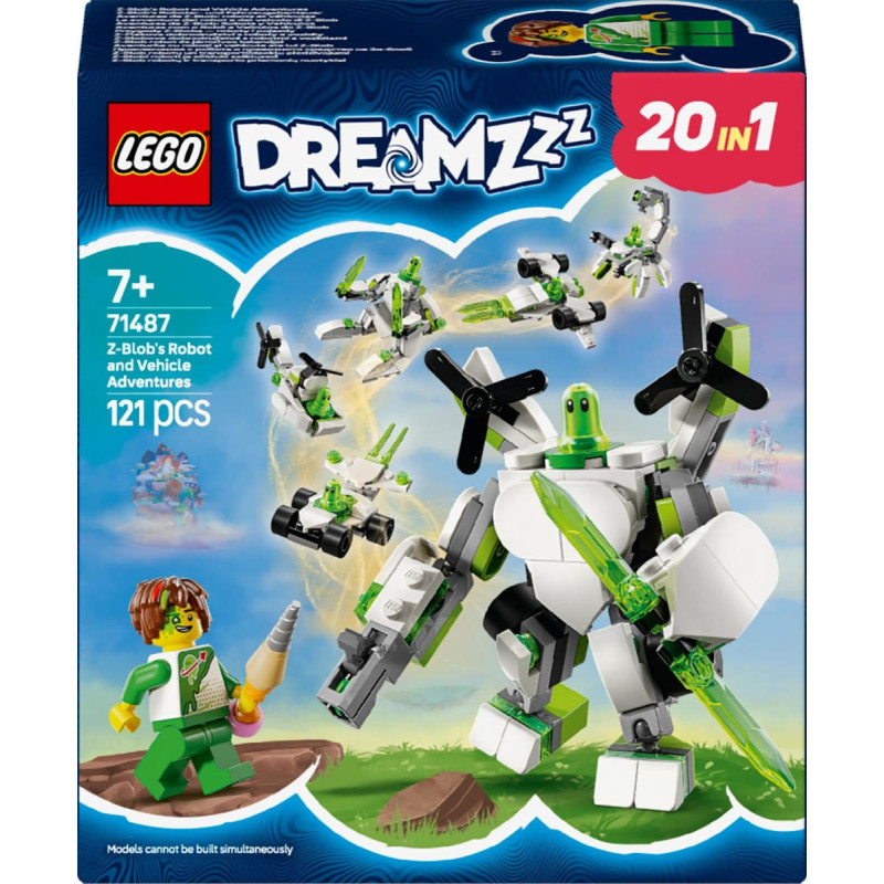 Lego 71487 DREAMZzz Z-Blob's Robot and Vehicle Adventures