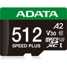 Adata MEMORY MICRO SDXC 512GB UHS-I/UD512GUI3V30A2SP-RA1 ADATA