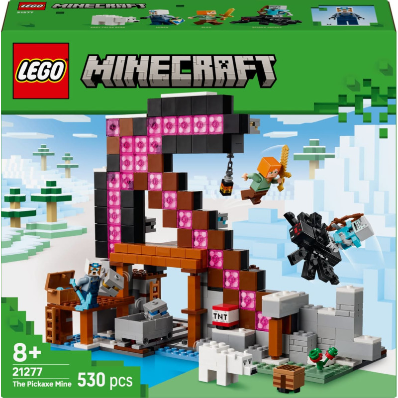 Lego 21277 Minecraft The Pickaxe Mine, construction toy