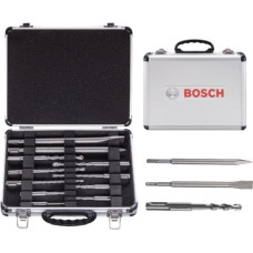 Bosch drill and chisel set SDS-Plus 11-pcs. in Case