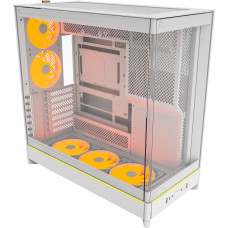 Montech Case|MONTECH|HS02 PRO|MidiTower|Case product features Removeable HDD basket/Transparent panel|Not included|ATX|MicroATX|MiniITX|Colour White|HS02PRO(W)