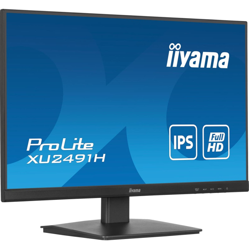 Iiyama ProLite XU2491H-B1, LED monitor - 23,8 - black (matt), FullHD, IPS, Adaptive-Sync, 100Hz panel