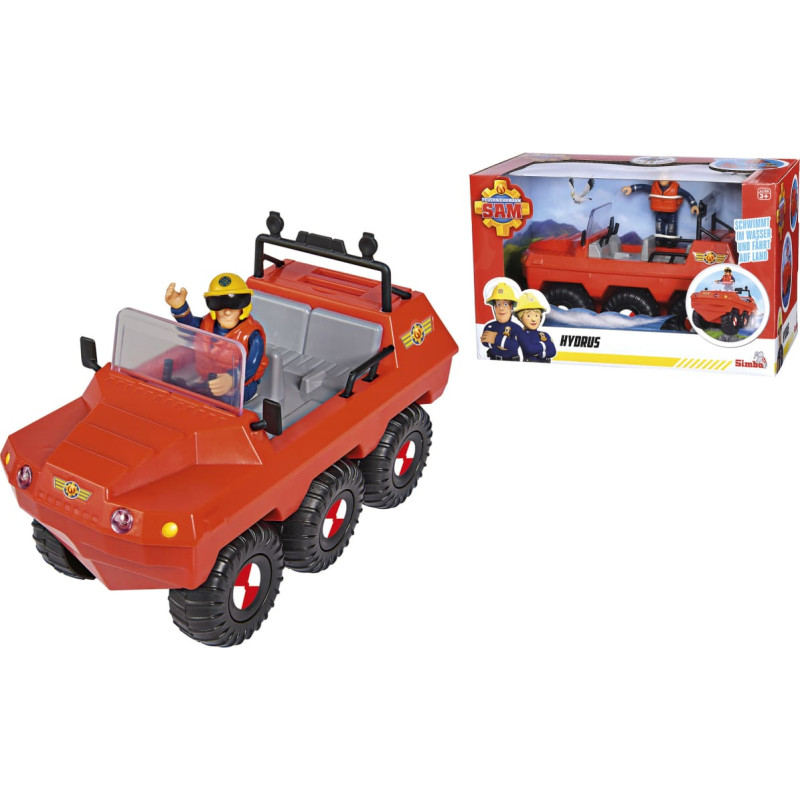 Simba-Dickie Simba Fireman Sam Hydrus with 1 figure, toy vehicle