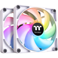 Thermaltake CT120 ARGB Sync PC Cooling Fan White 2 Pack