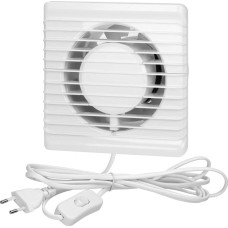 Orno Bathroom fan 100mm, surface wire with switch