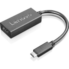 Lenovo USB adapter, USB-C plug > HDMI 2.0b socket (black, 24cm)