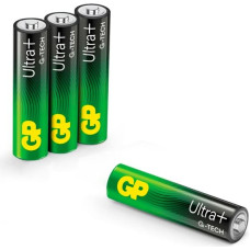 Gp Batteries 1x4 GP ULTRA PLUS Alkaline 1,5V AAA Micro LR03    03024AUPETA-B4