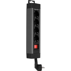 REV Outlet Strip     4-fold 1,9m Supraline w. switch anthracite