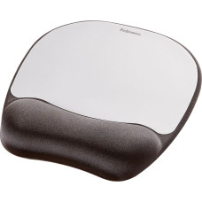 Fellowes MOUSE PAD MEMORY FOAM/SILVER STREAK 9175801 FELLOWES