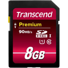 Transcend SDHC               8GB Class 10 UHS-I 400x Premium