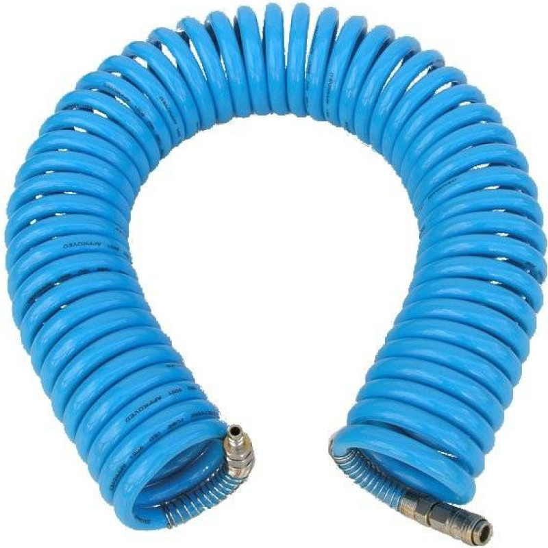 Adler SPIRAL PNEUMATIC HOSE 6.5 x 10mm 10m POLYURETAN, WITH CONNECTIONS