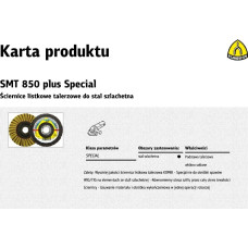 Klingspor ŚCIERNICA LISTKOWA KOMBI SMT850 125mm COARSE