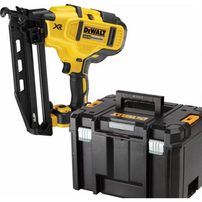 Dewalt GWOŹDZIARKA 18V 16Ga 32-63mm BEZSZCZOTKOWA BEZ AKUMULATORÓW I ŁADOWARKI TSTAK DCN660NT