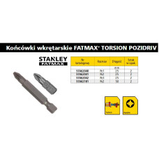 Stanley KOŃCÓWKA PZ3 x 25mm /2szt.