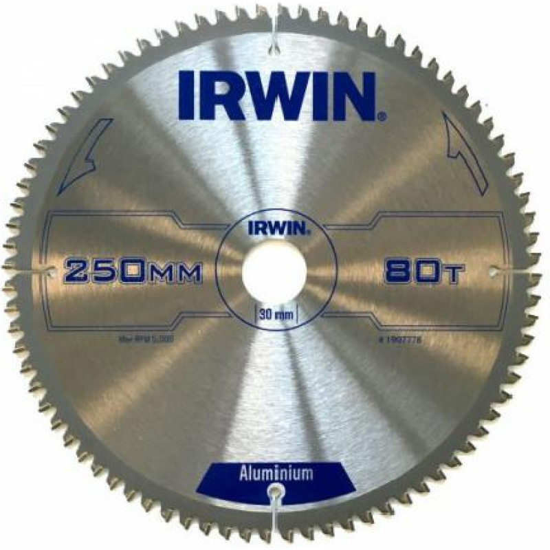 Irwin PIŁA TARCZOWA WIDIA 250*30*80z/ALUMINIUM