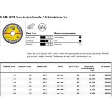 Klingspor TARCZA DO CIĘCIA METALU 230mm x 1,9mm x 22,2mm A346