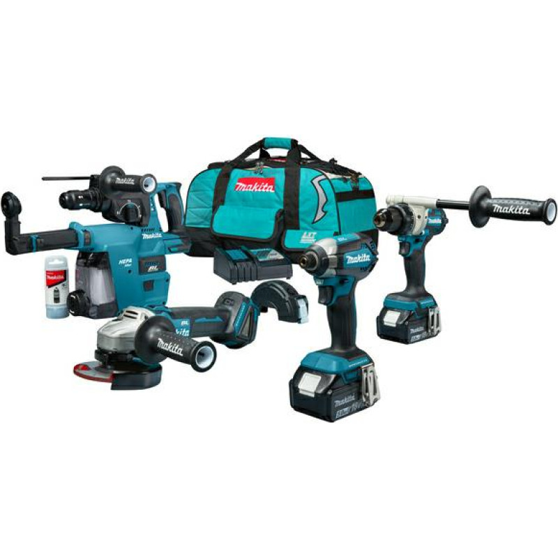 Makita ZESTAW COMBO 18V (DGA504+DDF486+DTD153) DLX4155TX1