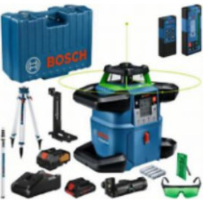 Bosch LASER OBROTOWY GRL 650 CHVG ZIELONY +ODBIORNIK LR 65 G +PILOT  RC 6 +UCHWYT WM 6 +STATYW BT 170 HD 1xPC4,0Ah WALIZKA