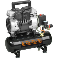 Black+Decker BLACK&DECKER OIL-FREE COMPRESSOR 6L /1KM/ 8BAR /0,75KW / VERY QUIET