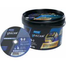 Norton TARCZA.VULCAN 230 x 1,9 WIADERKO 50/szt. A46S DO METALU+2 TARCZE GRATIS