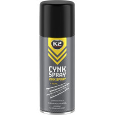 K2 ZABEZPIECZA KONSTRUKCJE STALOWE PRZED KOROZJĄ WYSOKOTEMPERATUROWY CYNK SPRAY 400ML