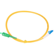 Extralink SC/APC-LC/UPC | Patchcord | Single Mode, Simplex, G652D, 3mm, 1m