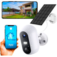 Extralink Smart Life SolarEye | Outdoor camera with solar panel | wireless, Full HD 1080p, Wi-Fi, 5200mAh battery, IP54