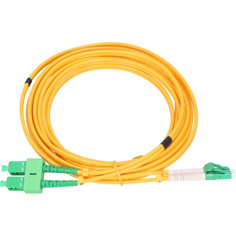 Extralink SC/APC-LC/APC | Patchcord | Single Mode, Duplex, 9/125um, 3mm, 5m