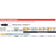 Milwaukee BRZESZCZOT DO WYRZYNARKI T744D 155mm KOMPLET - 5szt. DO DREWNA SZYBKIE CIĘCIE