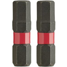Milwaukee KOŃCÓWKA HEX 5 x 25mm/2szt. SHOCKWAVE