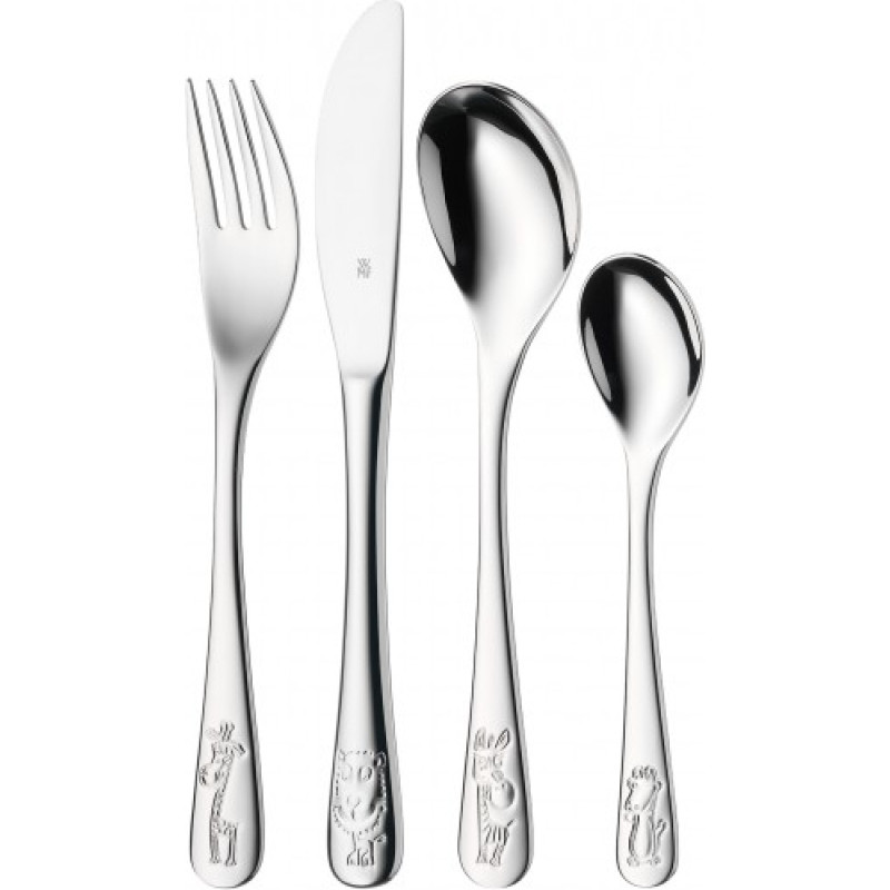 WMF 4pc. childrens cutlery Safari