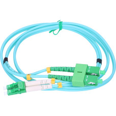 Extralink SC/APC-LC/APC | Patchcord | Multi Mode, OM3, Duplex, 3mm, 5m