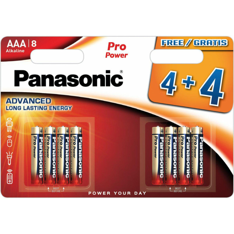 Panasonic BATERIA ALK.LR03E/BL8szt.