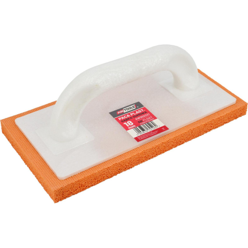 Awtools PVC PLASTERING FLOAT 250mm/ 18mm HYDRO RUBBER SPONGE