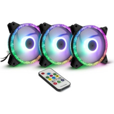 Inter-Tech Argus RS-07 RGB Set 120x120x25 - 88885537