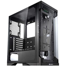 Raijintek SILENOS, tower case (black, version without fan, tempered glass)