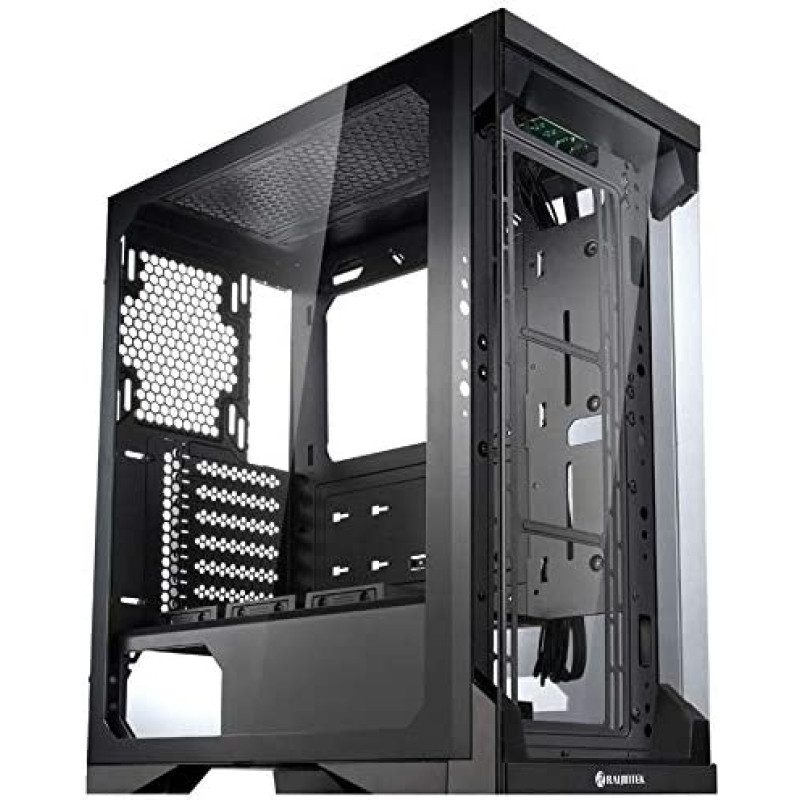 Raijintek SILENOS, tower case (black, version without fan, tempered glass)