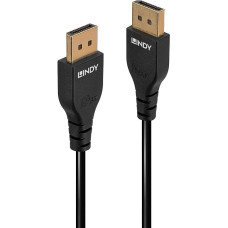 Lindy DisplayPort 1.4 Cable, Slim (black, 3 meters)