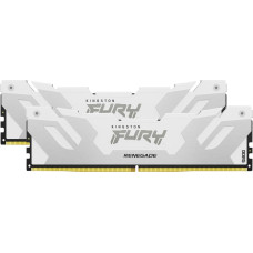 Kingston FURY 32 GB DDR5-6400 Kit, memory (white, KF564C32RWK2-32, Renegade, XMP)