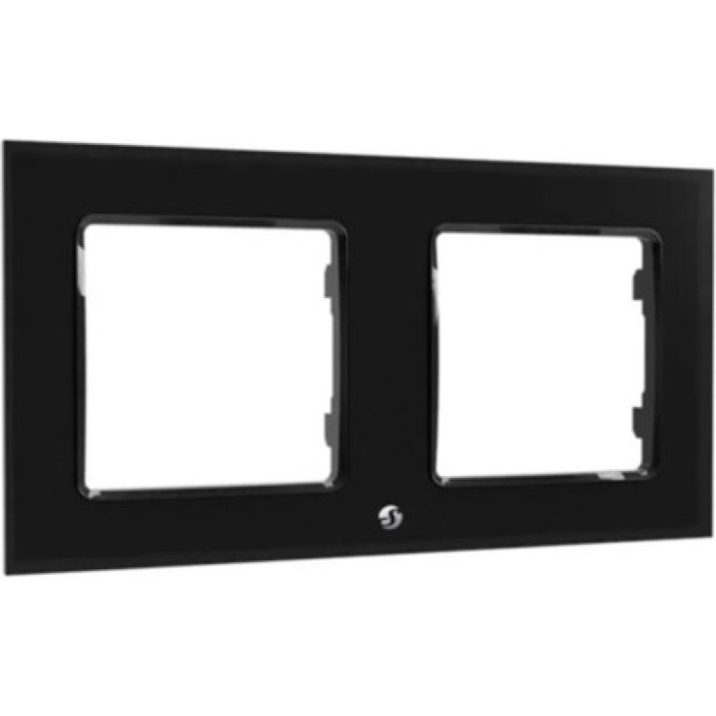 Shelly Wall Frame 2, Cover (black, for Wall Switch)