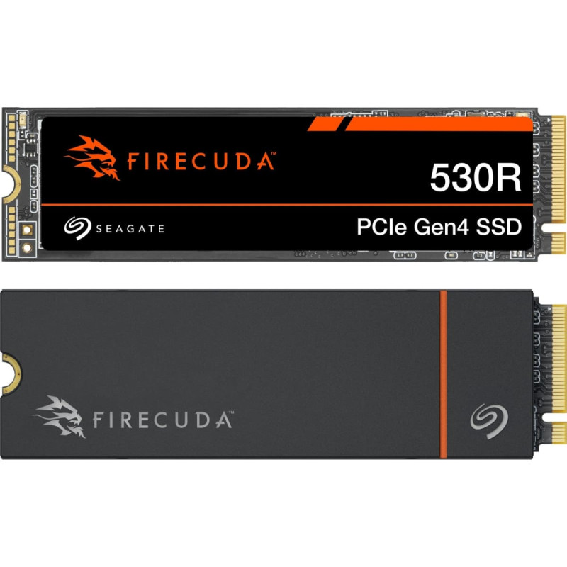 Seagate FireCuda 530R 2 TB with heatsink, SSD (PCIe 4.0 x4, NVMe 1.4, M.2 2280, with heatsink)
