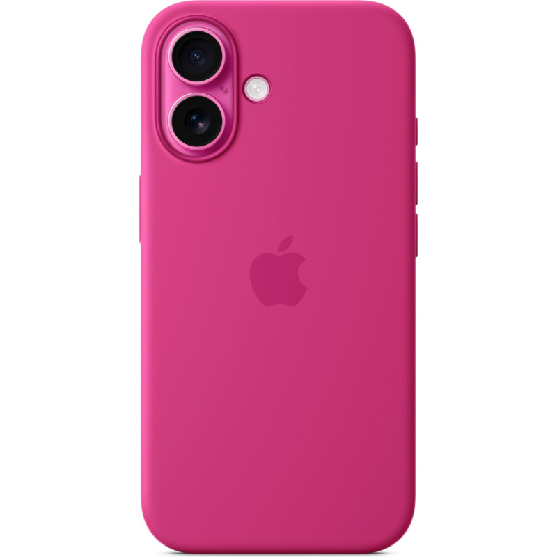 Apple Silicone Case with MagSafe (fuchsia, iPhone 16)