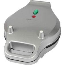 Clatronic Bubble Waffle Maker WA 3772, Waffle Iron (Silver, 700 Watt)