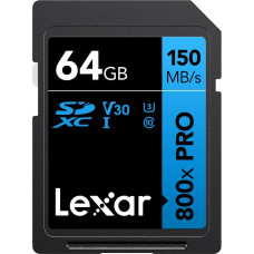 Lexar MEMORY SDXC 64GB UHS-I/LSD0800P064G-BNNNG LEXAR