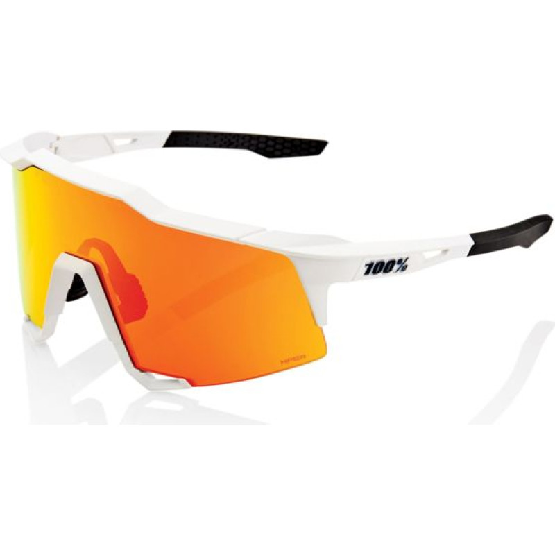 100% Speedcraft - HiPER Mirror Lens Soft Tact White HiPER Red